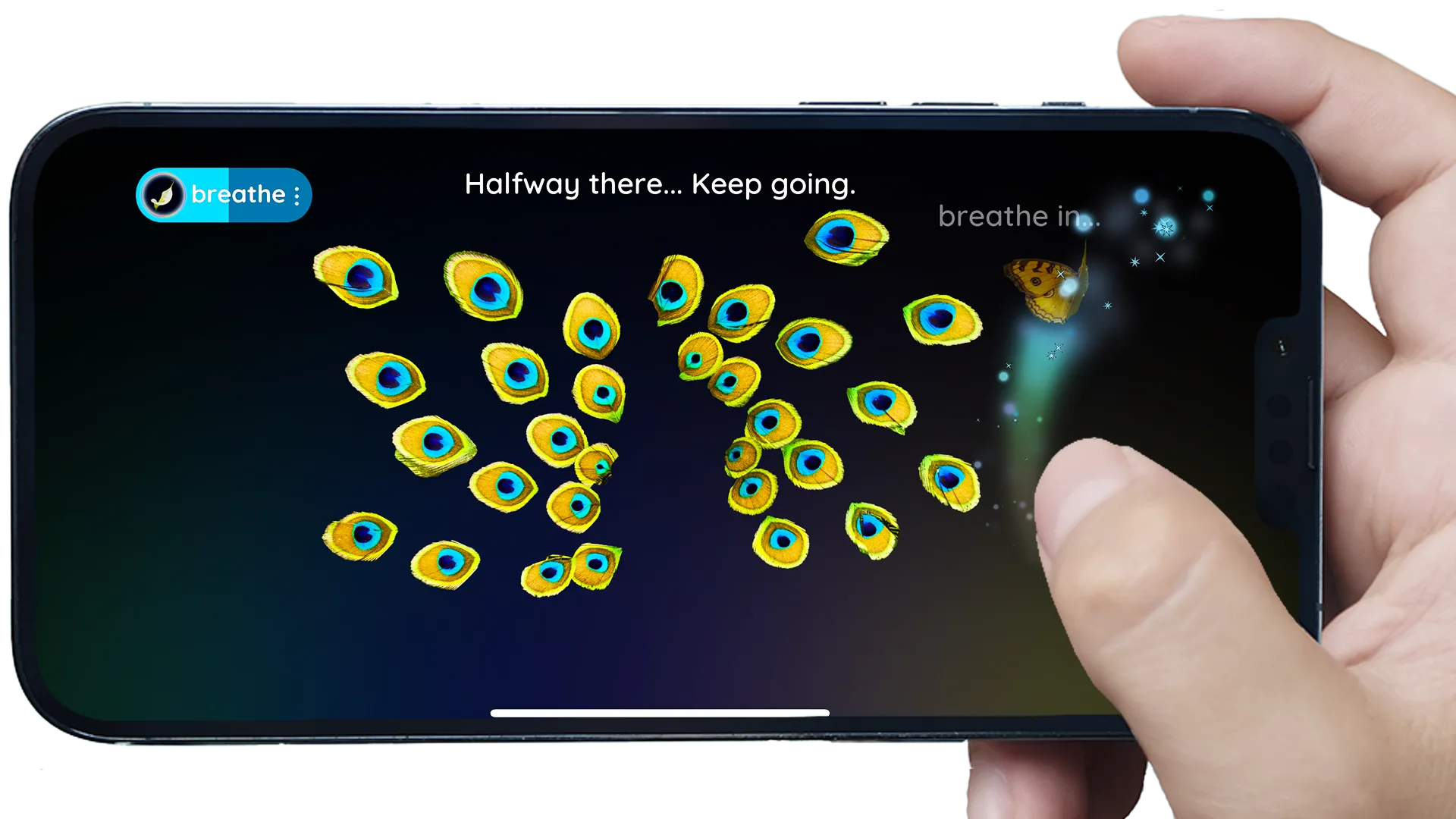 Touch-guided Deep Breathing